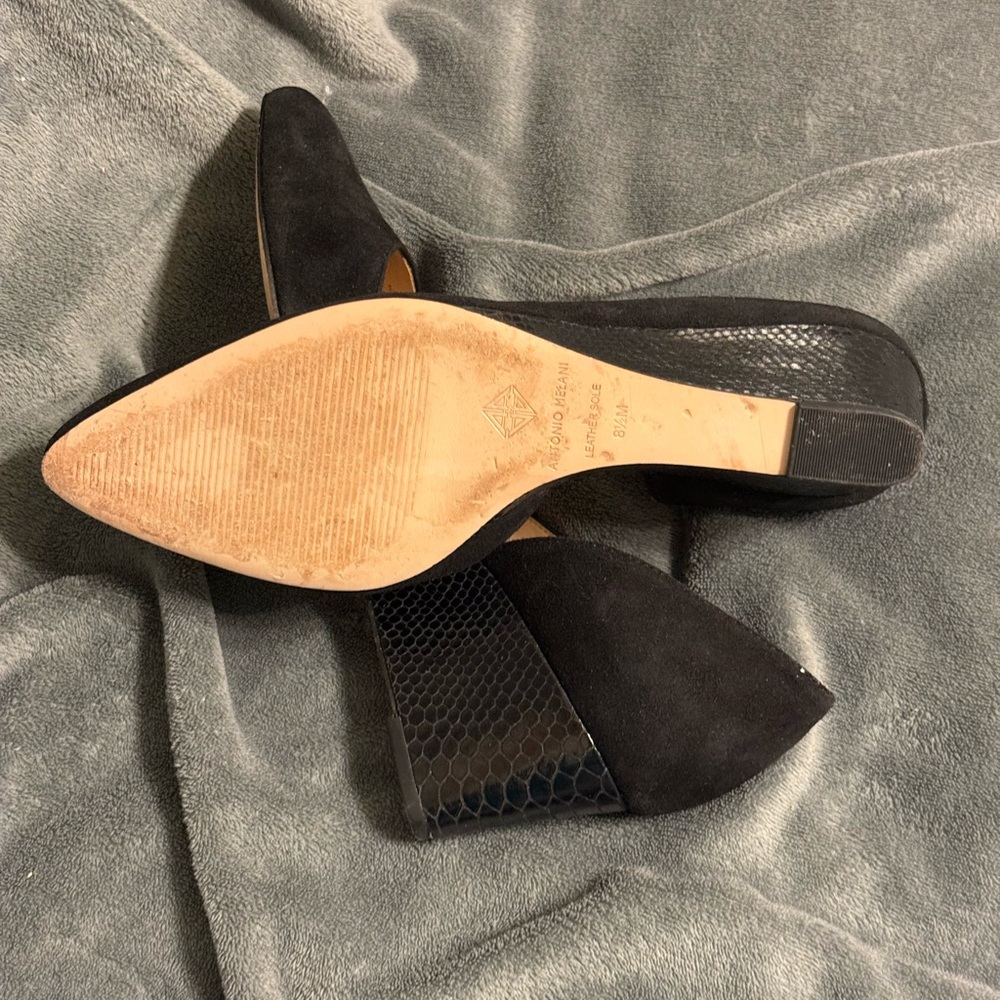 Elegant Black Women's Wedge Heels